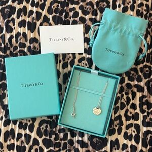Tiffany & Co. Silver Heart Pendant Necklace